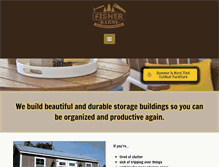 Tablet Screenshot of fisherbarns.com